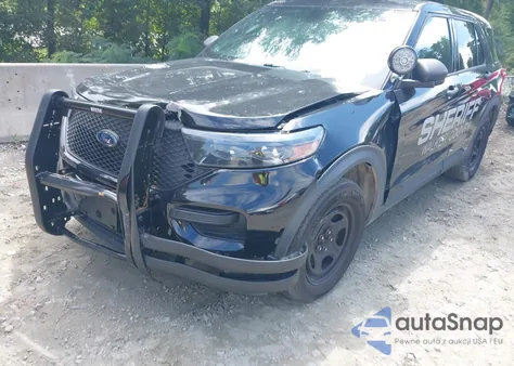 2020 Ford Explorer Police Interceptor из США, поврежденный, VIN 1FM5K8AB8LGD00858